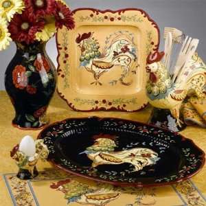 Provence Rooster 3 D Tool Set, By April Cornell Dishes, Certified 