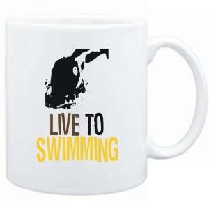  New  Live To Swimming  Mug Sports