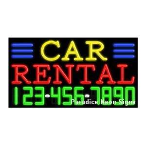 Car Rental Neon Sign:  Sports & Outdoors