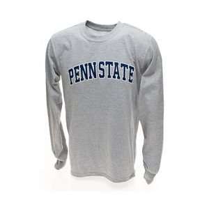    Penn State Long Sleeve T Shirt Gray Arching