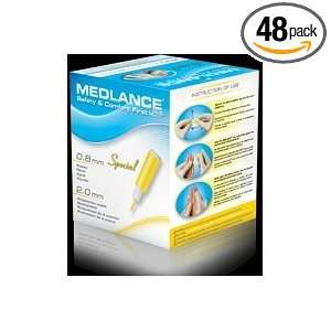  Medlance Plus Safety Blood Lancets   Special 2.0 Yellow 