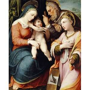  The Holy Family With Saint Catherine Arts, Crafts 