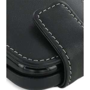  Leather Flip Type Case for Palm Pre Plus (Black) Cell 