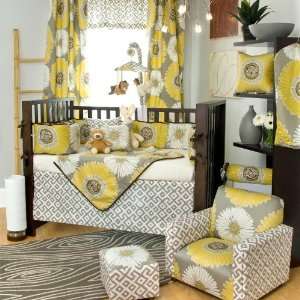    Glenna Jean Maya 5 Piece Crib Bedding Set with Key Pillow: Baby