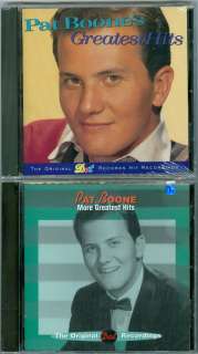 Lot of 2 Pat Boone CDs Greatest Hits + More GH SEALED NEW Original Dot 