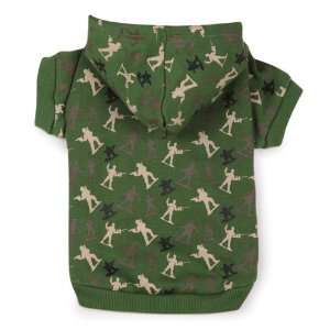   /Cotton Special Ops Dog Hoodie, Large, Army Green: Pet Supplies