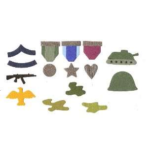  Military Collection Die Cut Embellishment 