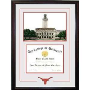  University of Texas Longhorns Alumni Diploma Frame Sports 