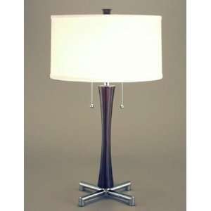  Arnie Dark Wood Table Lamp