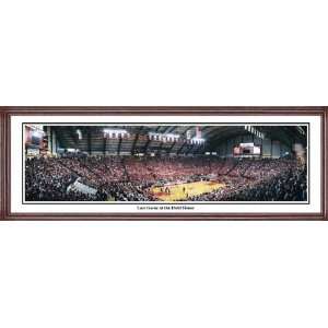   Game at the Fieldhouse   Framed Panoramic Print