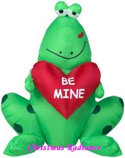 RARE Indoor Airblown Inflatable Be Mine Valentine Frog  