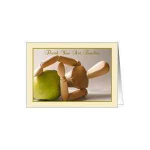 art teacher thank you greeting card Card