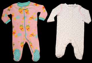   CLOTHES LOT SLEEPER PAJAMAS PJS AMY COE 3 6 months 6 6 9 months