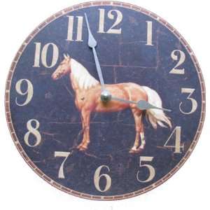  Palomino Horse Clock