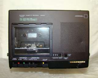 Marantz PMD 221 Pro Cassette Tape Recorder Portable 3H  