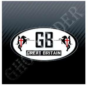  UK GB Oval Great Britain England Armory Flag Car Trucks 