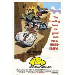  Herbie Goes to Monte Carlo (1977) 27 x 40 Movie Poster 
