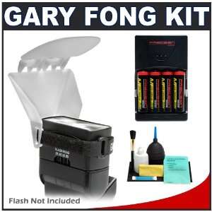  Gary Fong Origami Fold Flat Bounce Flash Diffuser with 4 