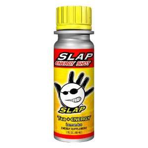 Slap Energy Shot  Lemon Ice  12 Pack Grocery & Gourmet Food