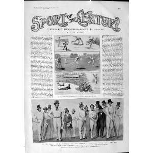  1901 Cricket Sport Minn Clarke Pell Hillyer Pilch 