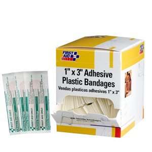  Adhesive Bandage, Plastic 1   250 per box Health 