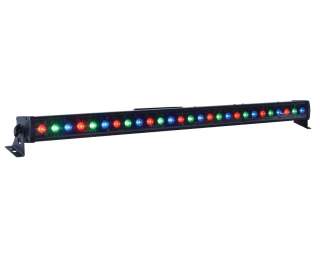 meter DMX LED pro bar. (27) ultra bright 1W LEDs, varible RGB color 