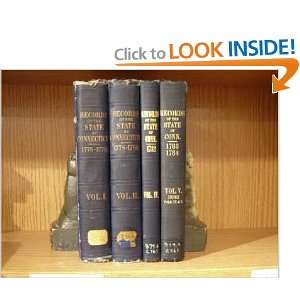   Volumes): Charles J. and Leonard Woods Labaree Hoadly: Books