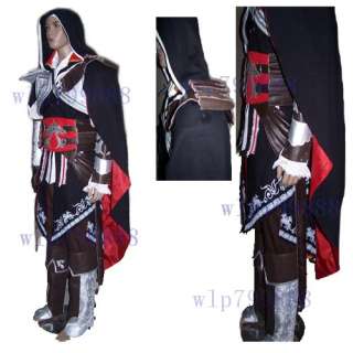 Disfraz cosplay de animado de cuero buey de credo II Ezio de asesino
