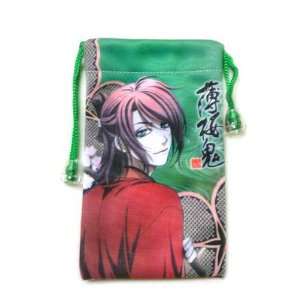  Hakuouki Cell Phone Bag   Green Okita Toys & Games