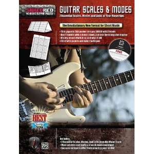  Alfred Shredhed Guitar Scales & Modes Poster: Musical 