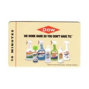  Collectible Phone Card: 10m Dow Chemical (7 Different 