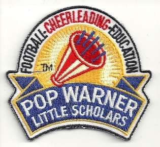 Pop Warner Little Scholars Football Cheerleading patch  