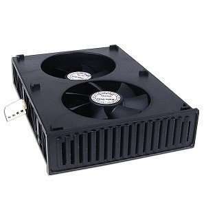  5.25IN System Cooling Tray Dual Fan Black Electronics