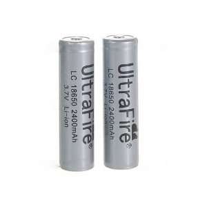  UltraFire Rechargeable Flashlight Battery   Set of 2 