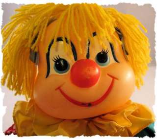 Vintage 1984 Dakin Happy Face Sad Face Clown Doll CUTE  