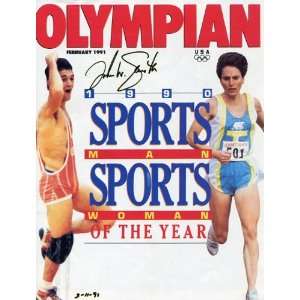  John Smith Autographed/Hand Signed 1991 Olympian Magazine 
