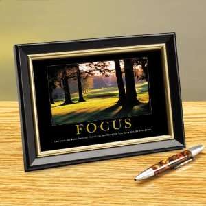  Successories Focus Golf Framed Desktop Print Office 