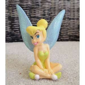   Tinkerbell PVC Figurine wth Sparkle Wings NEW Cake Topper Everything