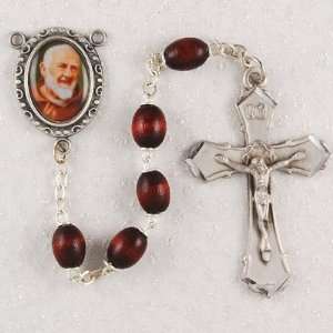   St. Pio Rosary, Boxed, Patron Saint Catholic Saint, Padre Pio Jewelry