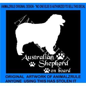 AUSTRALIAN SHEPHERD VINYL DECAL