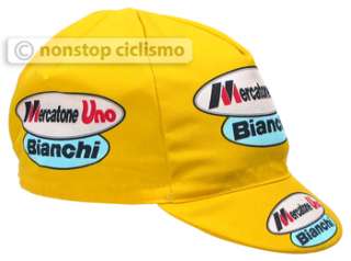 MERCATONE UNO BIANCHI 1998 VINTAGE PRO TEAM CYCLING CAP  