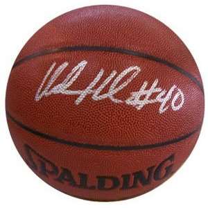 Udonis Haslem Memorabilia Signed Spalding Indoor/Outdoor Basketball 
