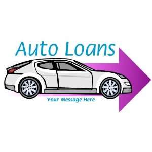  3x6 Vinyl Banner   Auto Loans Message: Everything Else