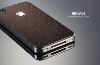 SGP Skin Guard Leather Brown Package for Apple iPhone 4 (Included 