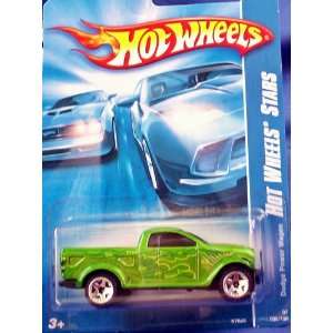 Green Dodge Power Wagon Hot Wheels Stars Card #2007 98 Collectible 