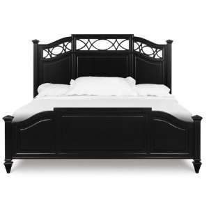 B2000 57K1 Ravenal Queen Mansion Bed in Black Finish Kit  