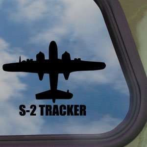  S 2 TRACKER Black Decal Military Soldier Window Sticker 