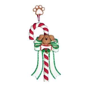  Candy Candy Dog Tan Personalized Ornament
