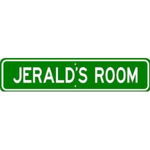  JERALD ROOM SIGN   Personalized Gift Boy or Girl, Aluminum 