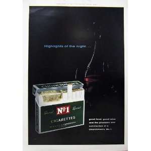  Advertisement C1957 Vat 69 Scotch Whisky Cigarettes